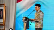 Menteri Koordinator Pemberdayaan Masyarakat (Menko PM) Muhaimin Iskandar memberikan sambutan dalam acara penganugerahan paritrana jaminan sosial di BP Jamsostek, Kuningan, Jakarta Selatan, Jum'at (08/05/2026). Foto: Istimewa